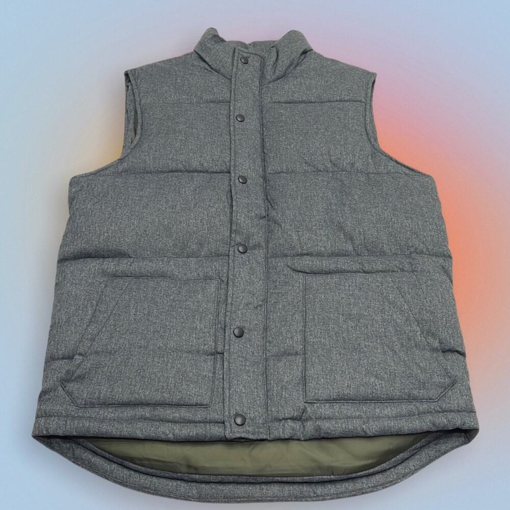 FALLS CREEK Men’s Medium Gray Puffer Vest